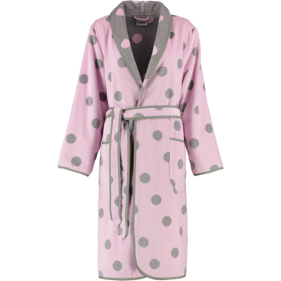 bademantel damen rosa baumwolle