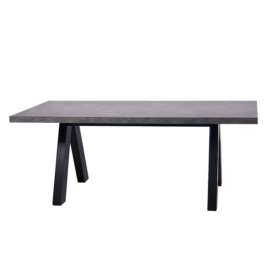arte m eettafel eettafel apex betongrijs mat zwart home24 be arte m eettafel eettafel apex betongrijs mat zwart home24 be