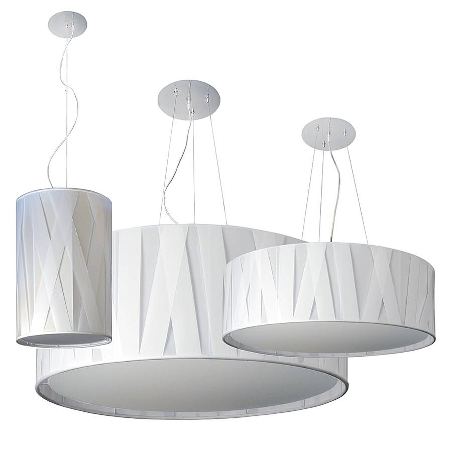 pendelleuchte stoff wei�