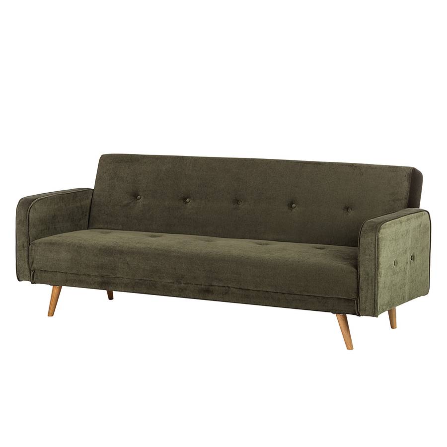 schlafsofa daru samtvelour gruen 278974