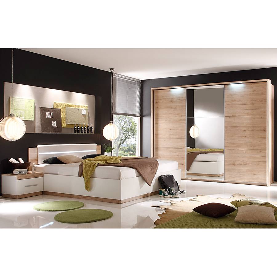 Schlafzimmerset Dajana (4-teilig) - Eiche Sanremo Dekor | Home24