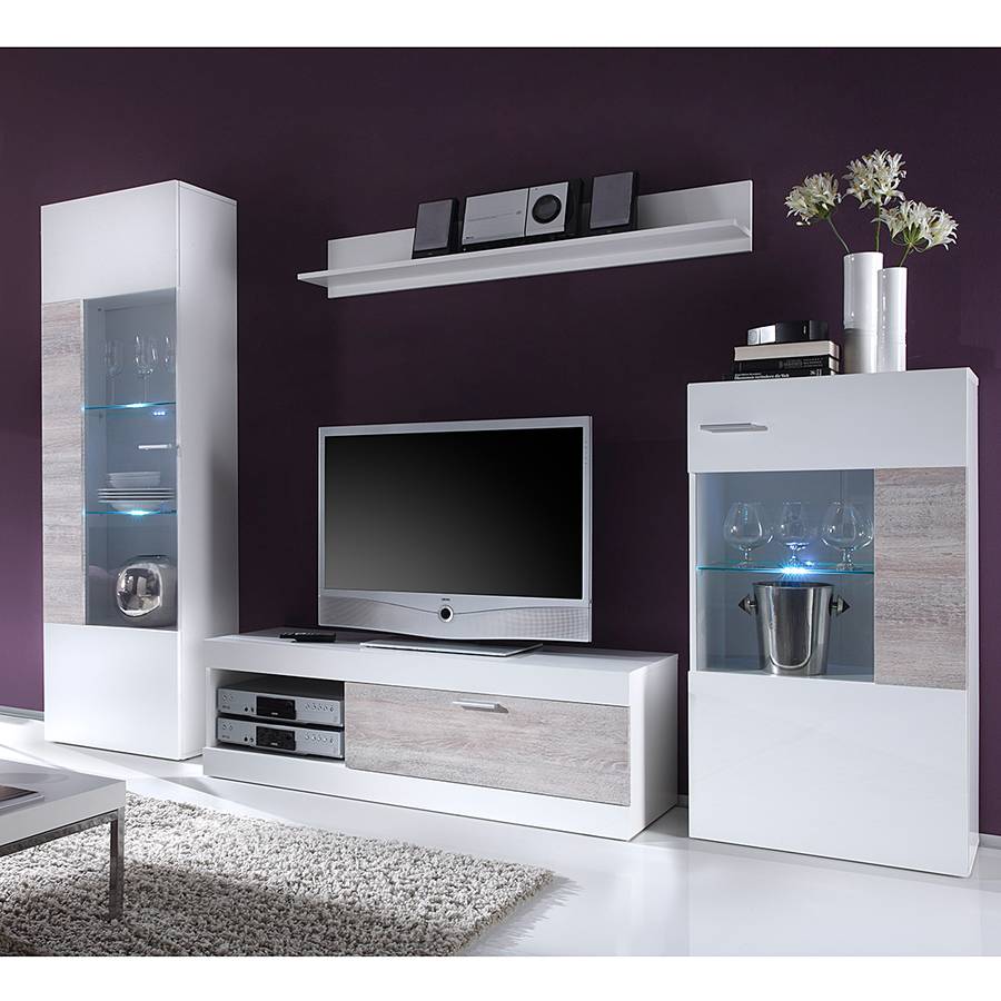 Wohnwand Marle (4-teilig) - Weiß | Home24