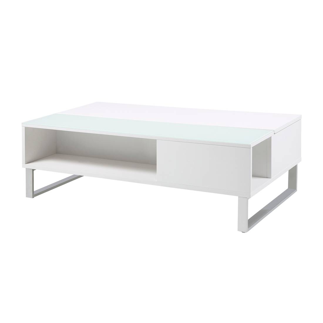 Salontafel mariel 120 x 60cm kleur hoogglans wit lifestylefurn in ...