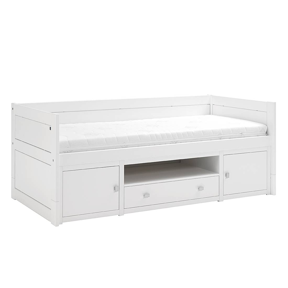 Funktionsbett Lifetime Original - Kiefer teilmassiv - Weiß - Inkl. Deluxe Lattenrost, Lifetime Kidsrooms