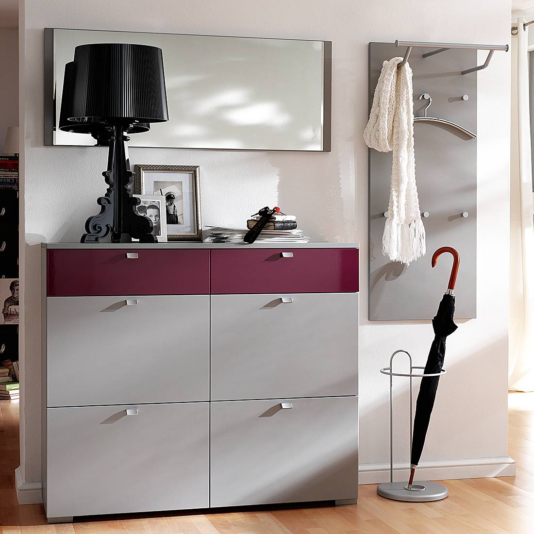 Parete Viola Grigio: Arredare le pareti con i colori foto design mag.