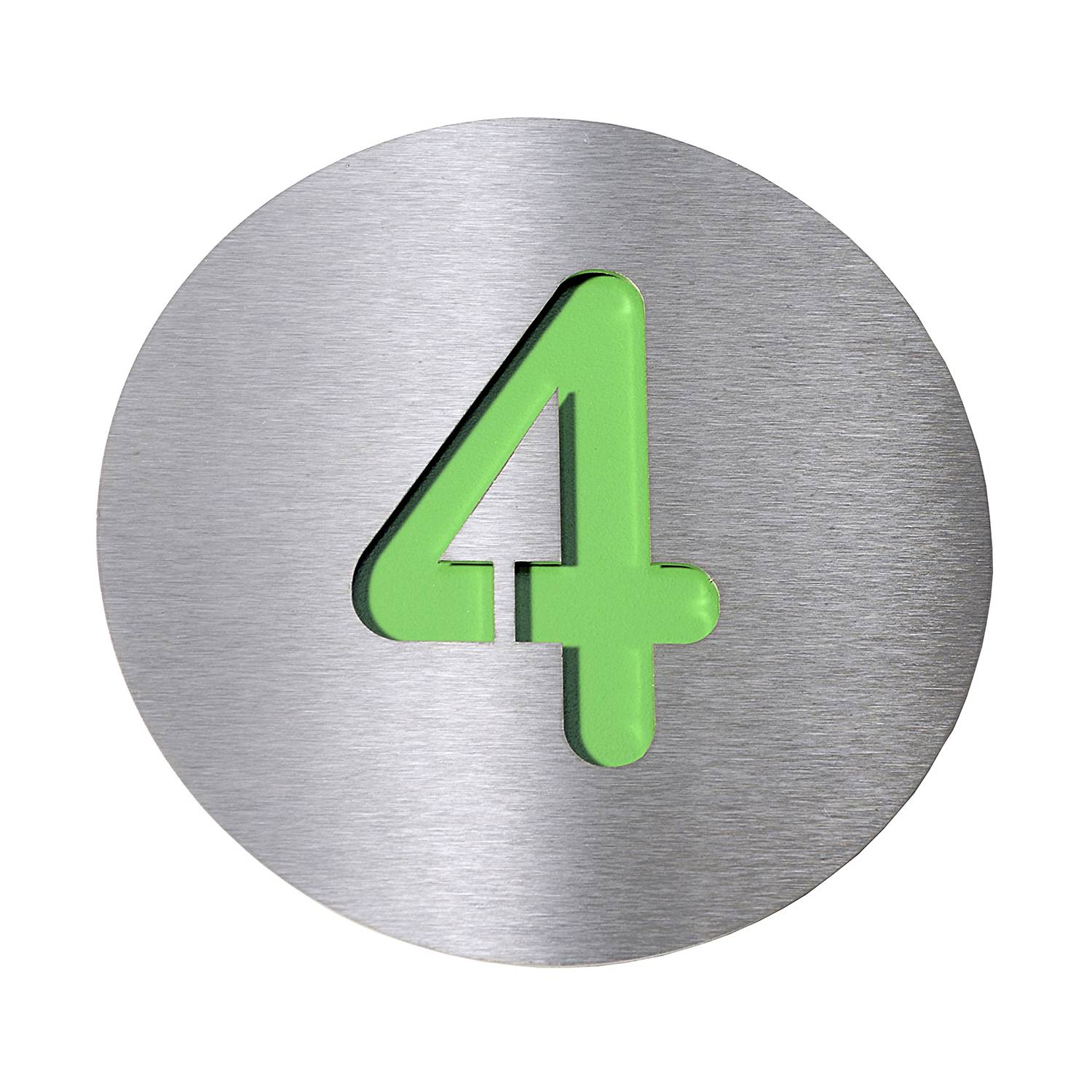 Radius Design Hausnummer /"5/" edels.//grün