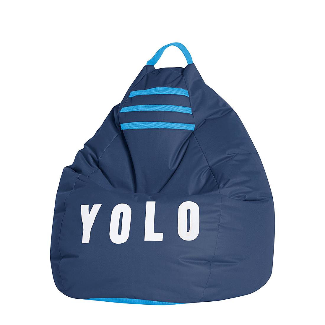 SITTING POINT Sitzsack BeanBag Yolo XL Blau, SITTING POINT