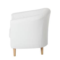 Cocktailsessel Weiß Leder sdatec.com