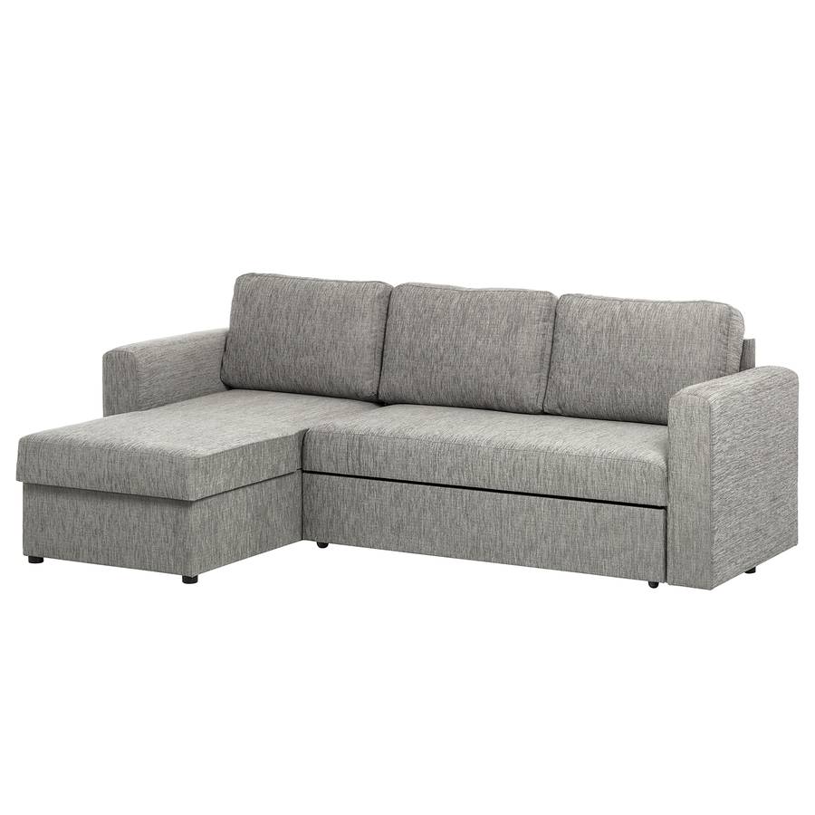 Ecksofa Forrest In Meliertem Grau Mit Schlaffunktion Home24