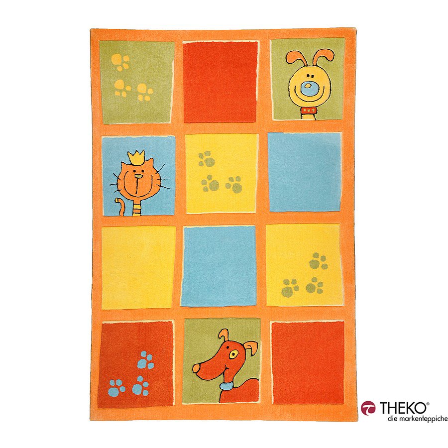 Kindertapijt Maui vensterdieren 120x180cm_ Theko die markenteppiche