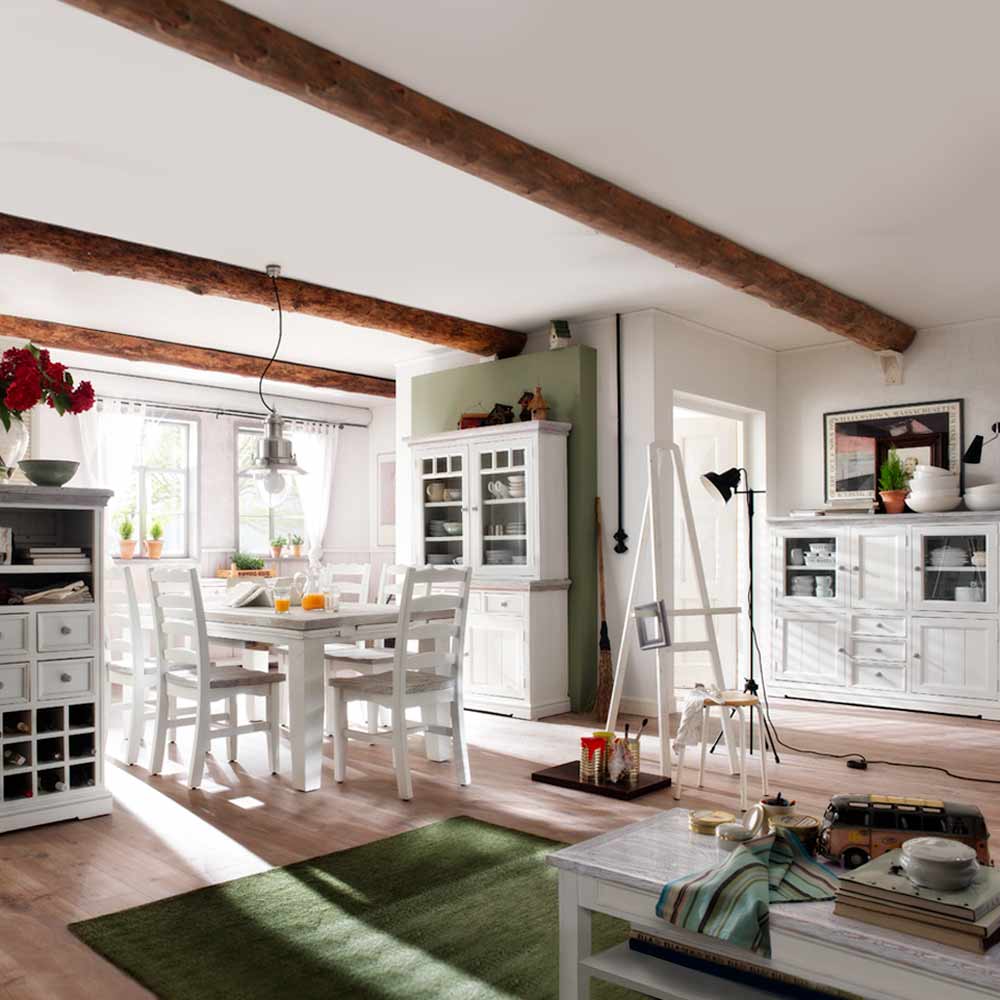 Landhaus classic kast van massief hout – voor een rustieke woning ...