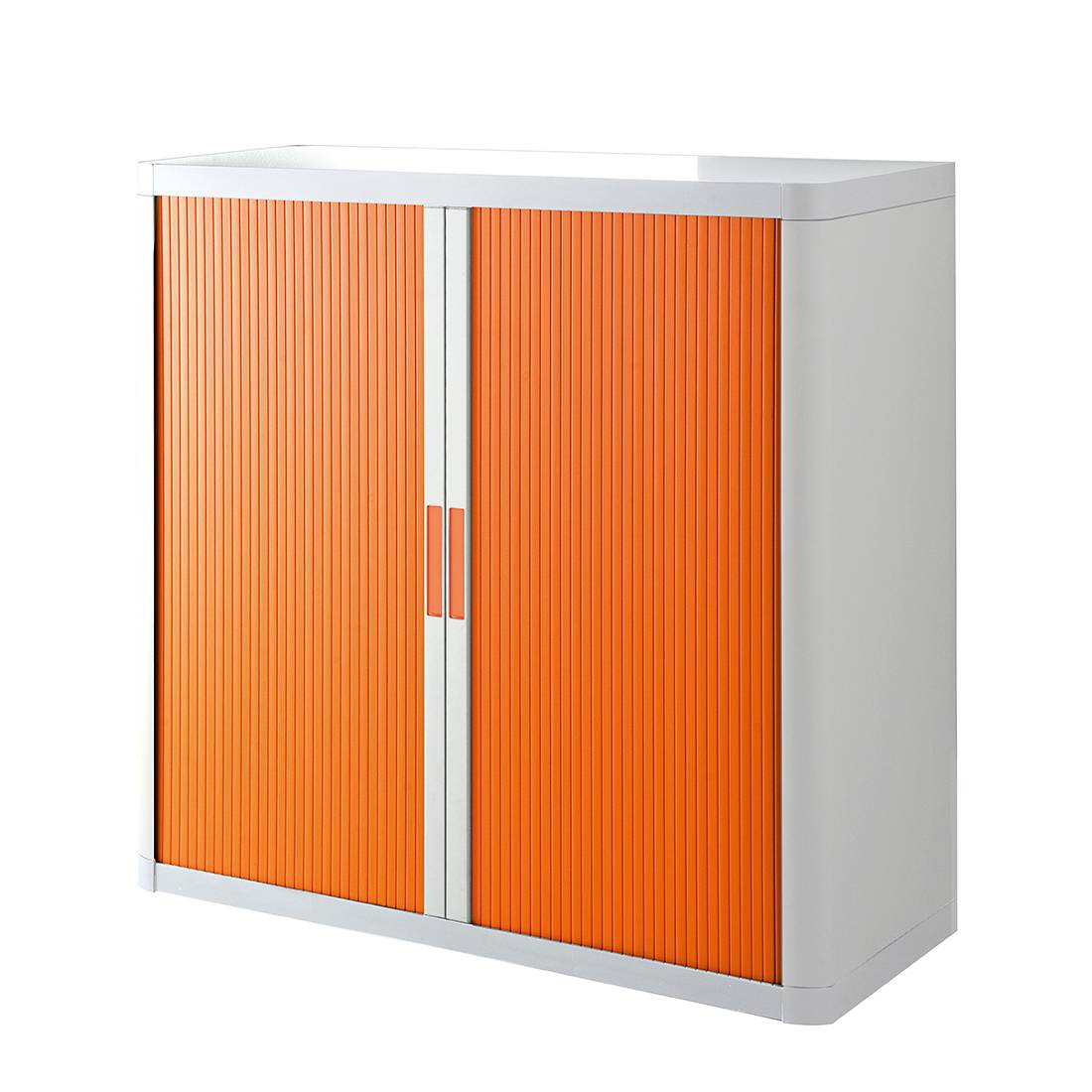 Aktenschrank easyOffice - WeiÃŸ / Orange - 104 cm, easy Office und Paperflow