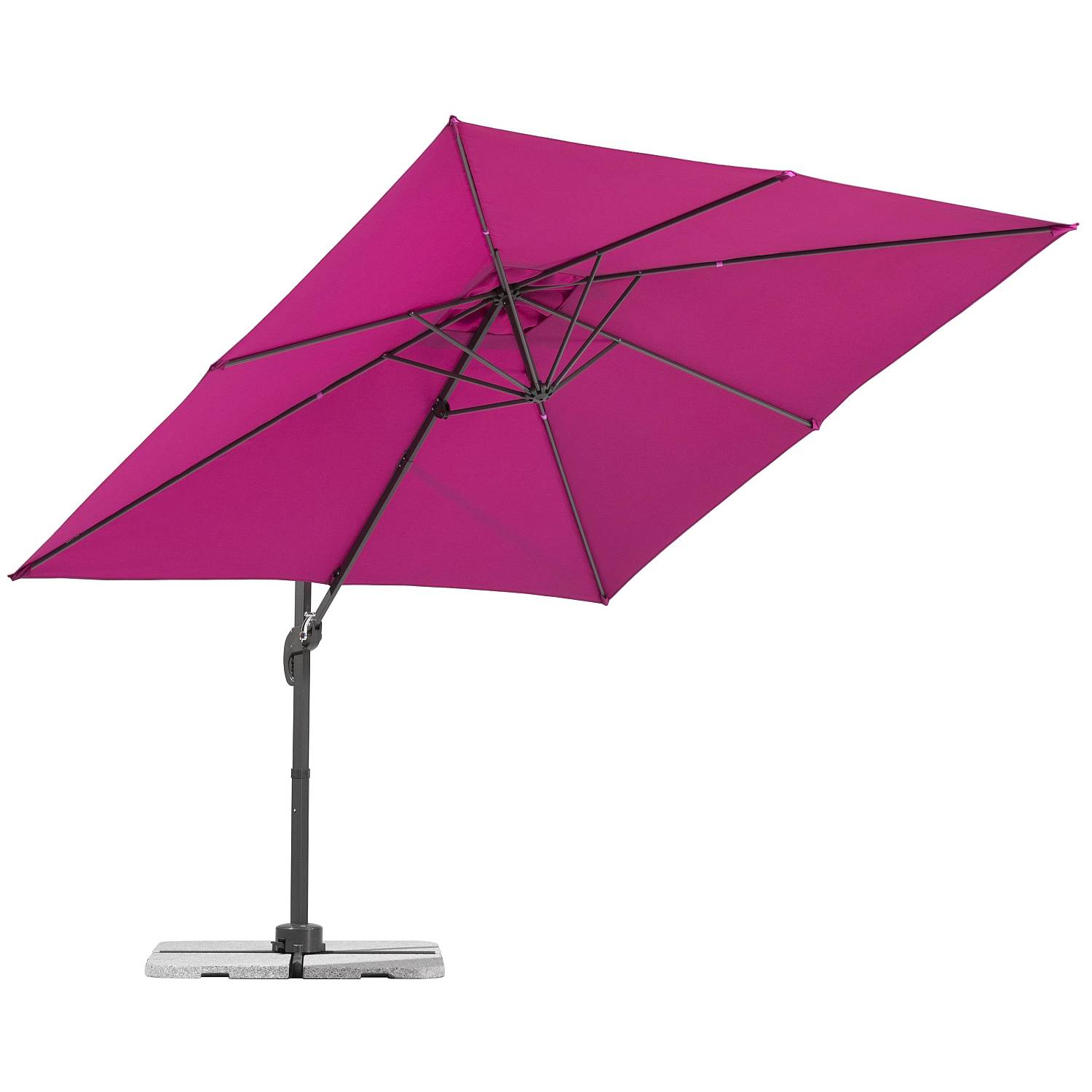 Ampelschirm Rhodos Junior - Webstoff - Pink, Schneider Schirme