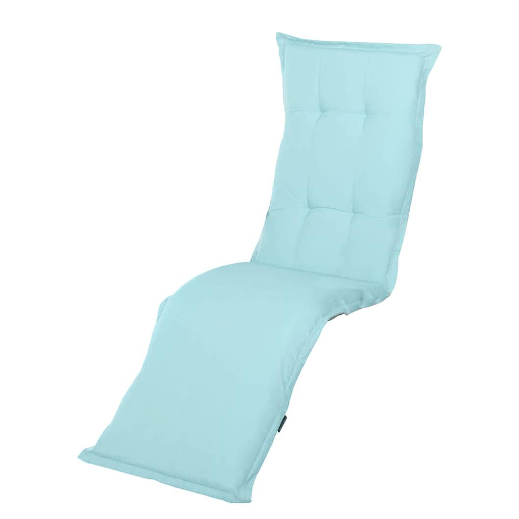 Auflage Panama I (für Gartenliege) - Webstoff - Hellgrau / Hellblau