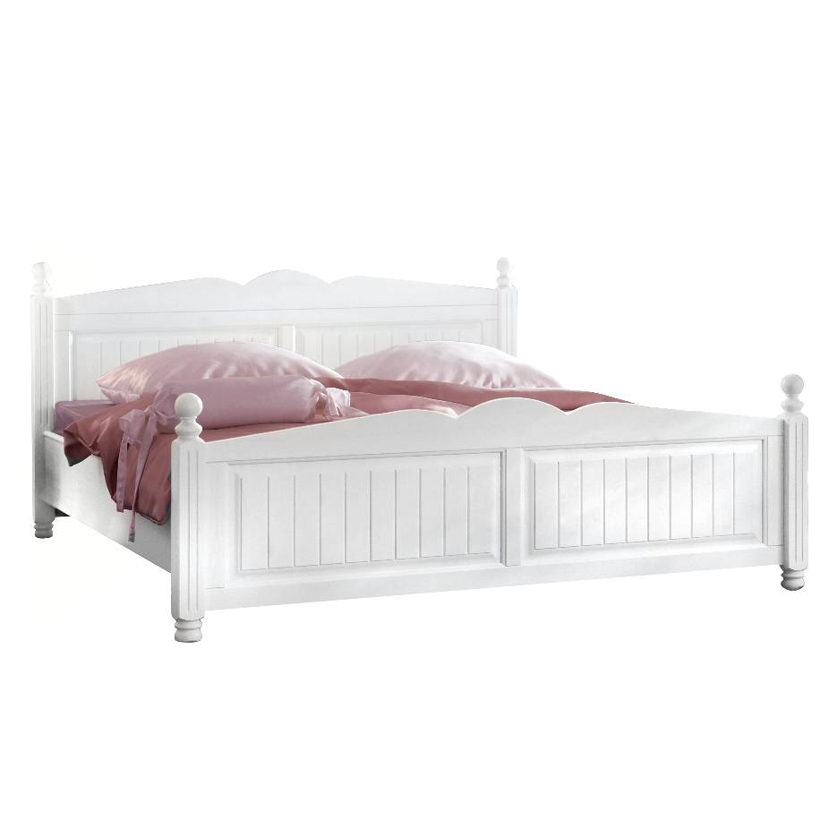 Bett La Coquette Kiefer Teilmiv Weiß 180 X 200cm Maison Bett La Coquette Kiefer Teilmiv Weiß 180 X 200cm Maison Belfort
