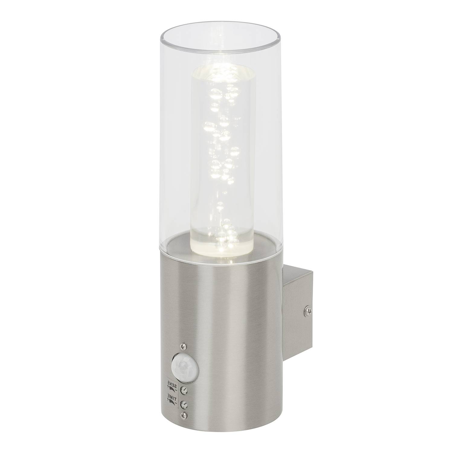 EEK A+, LED-AuÃŸenwandleuchte Arctic I - Kunststoff / Edelstahl - 1-flammig, Brilliant