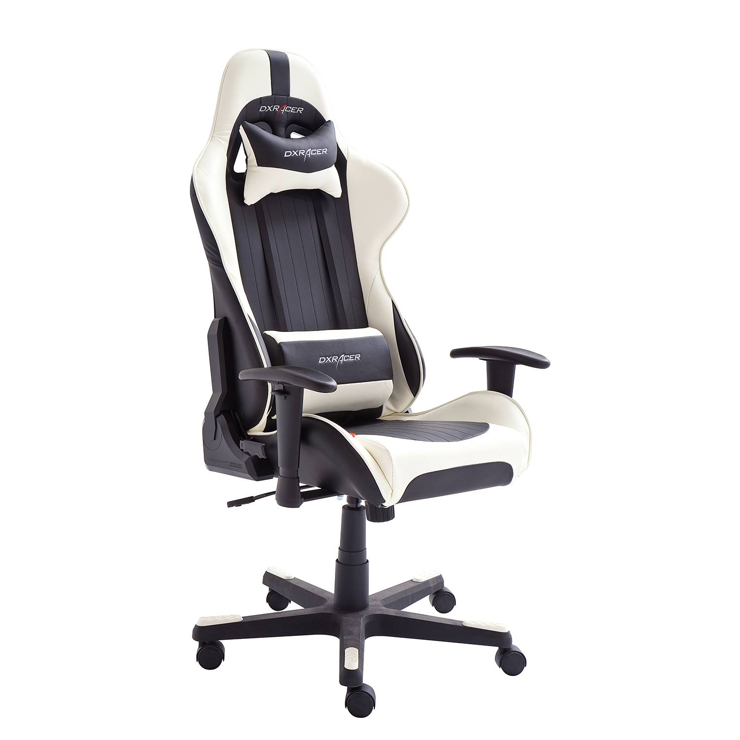 Gaming Chair DX Racer I - Kunstleder / Kunststoff - Schwarz / WeiÃŸ, home24 office