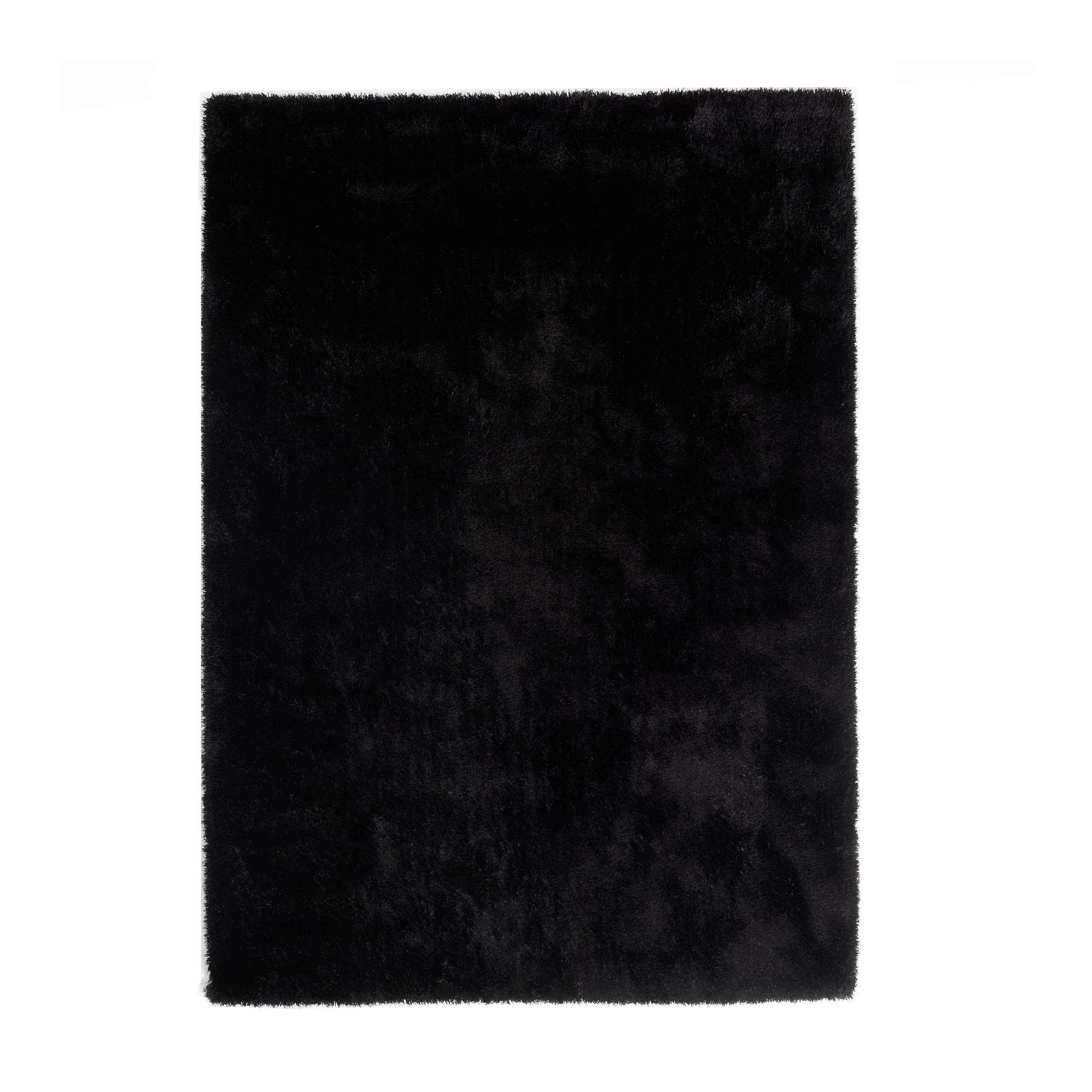 Teppich Black - Schwarz - 70 x 140 cm, Colourcourage