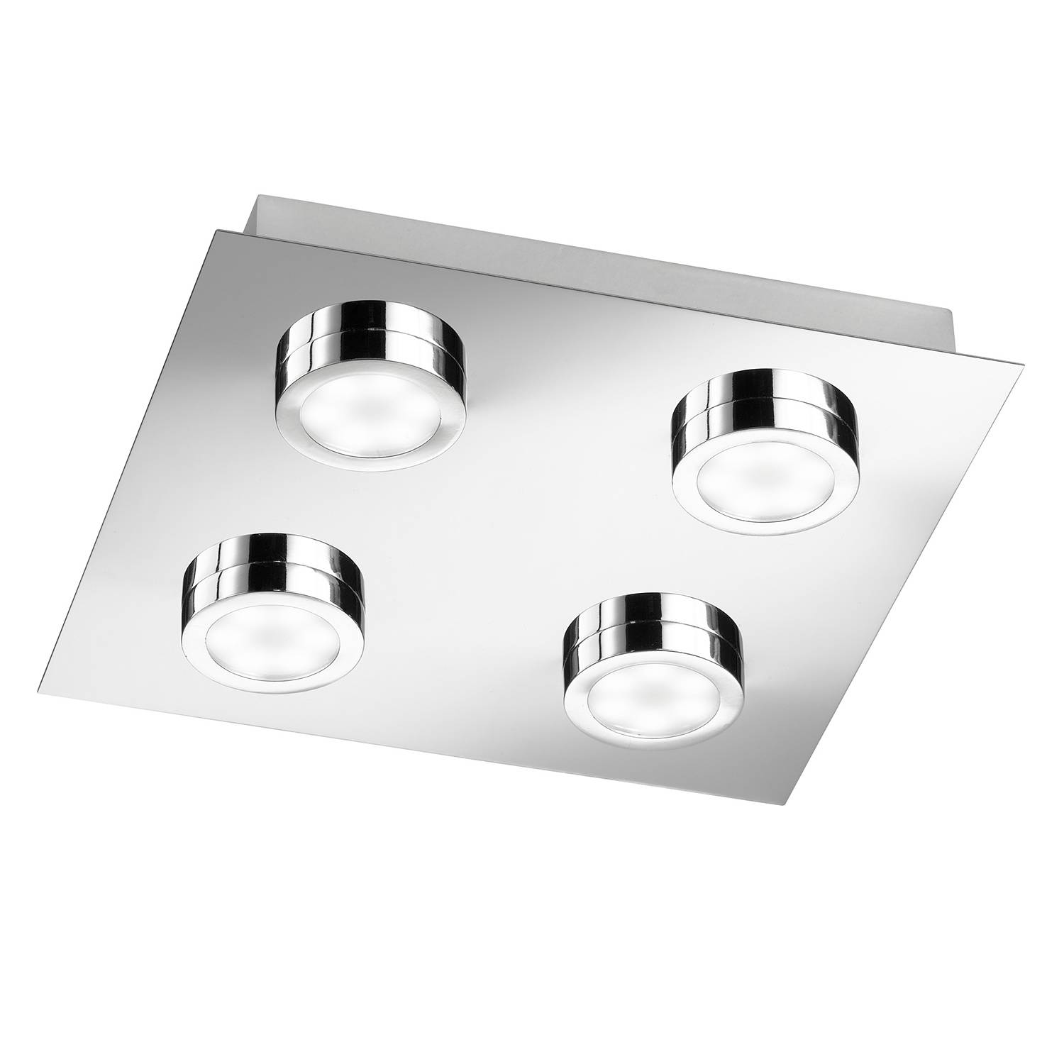 EEK A+, LED-Deckenleuchte Veneta - Metall / Acrylglas - 4, Action
