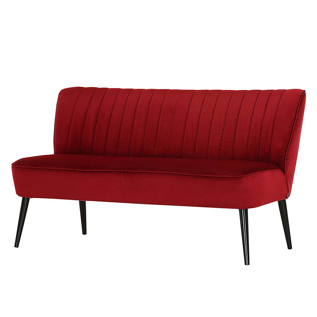 KÃ¼chensofa Melina (2-Sitzer) - Microfaser - Rot, Studio Monroe