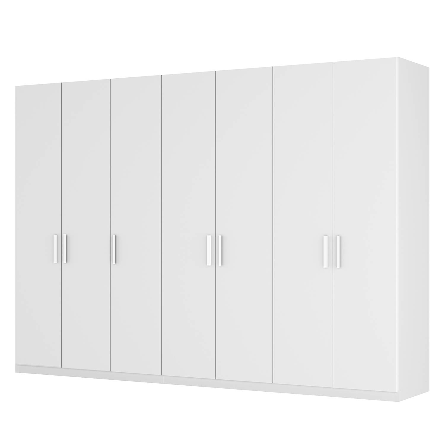 Armoire à portes battantes Skøp I - Blanc alpin - 315 cm (7 portes) - 222 cm - Basic, SKØP