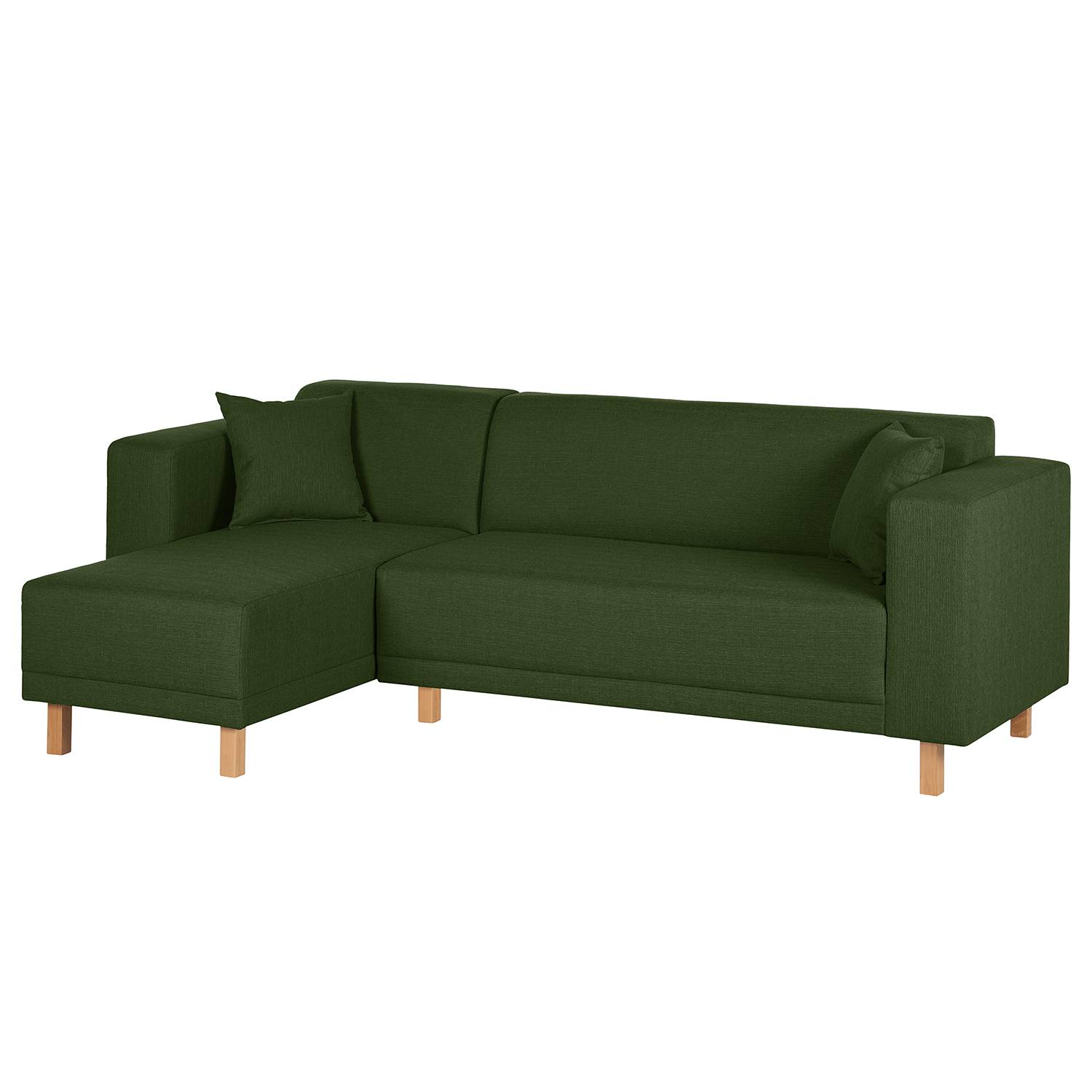 ecksofa kiydoo upholstery webstoff longchair davorstehend links gruen 3552977