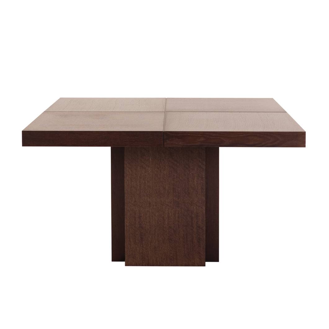 Esstisch Dusk - Echtholzfunier Eiche Choco - 150 x 150 cm, loftscape Esstisch Dusk - Echtholzfunier Eiche Choco - 150 x 150 cm, loftscape