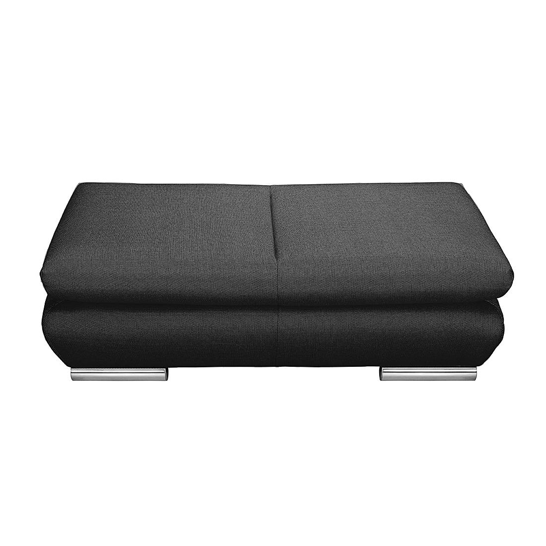 Repose-pieds Masca - Tissu structuré anthracite, Fredriks