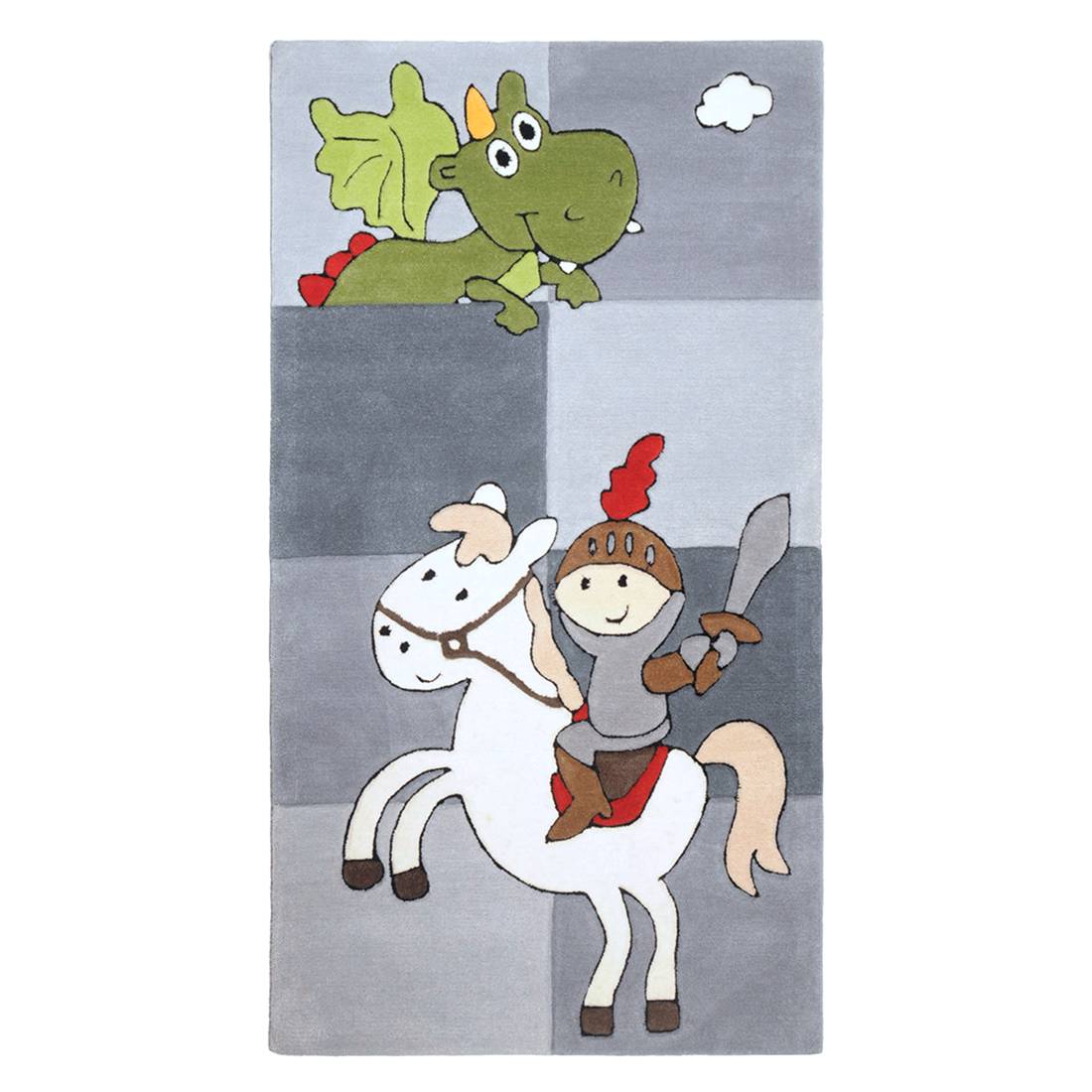 Kindertapijt Maui grijs 80x150cm_ Theko die markenteppiche
