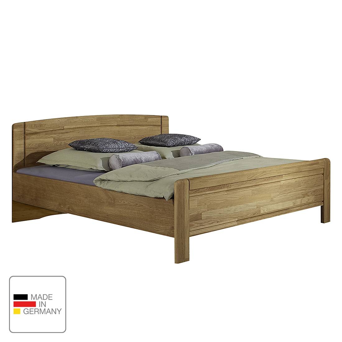 Lit confort Münster - Chêne partiellement massif - 200 x 200cm, Wiemann