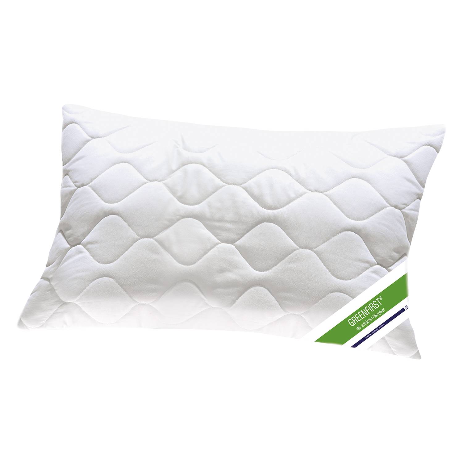 Oreiller Greenfirst - Fibres synthétiques - Blanc - 40 x 80 cm, Greenfirst