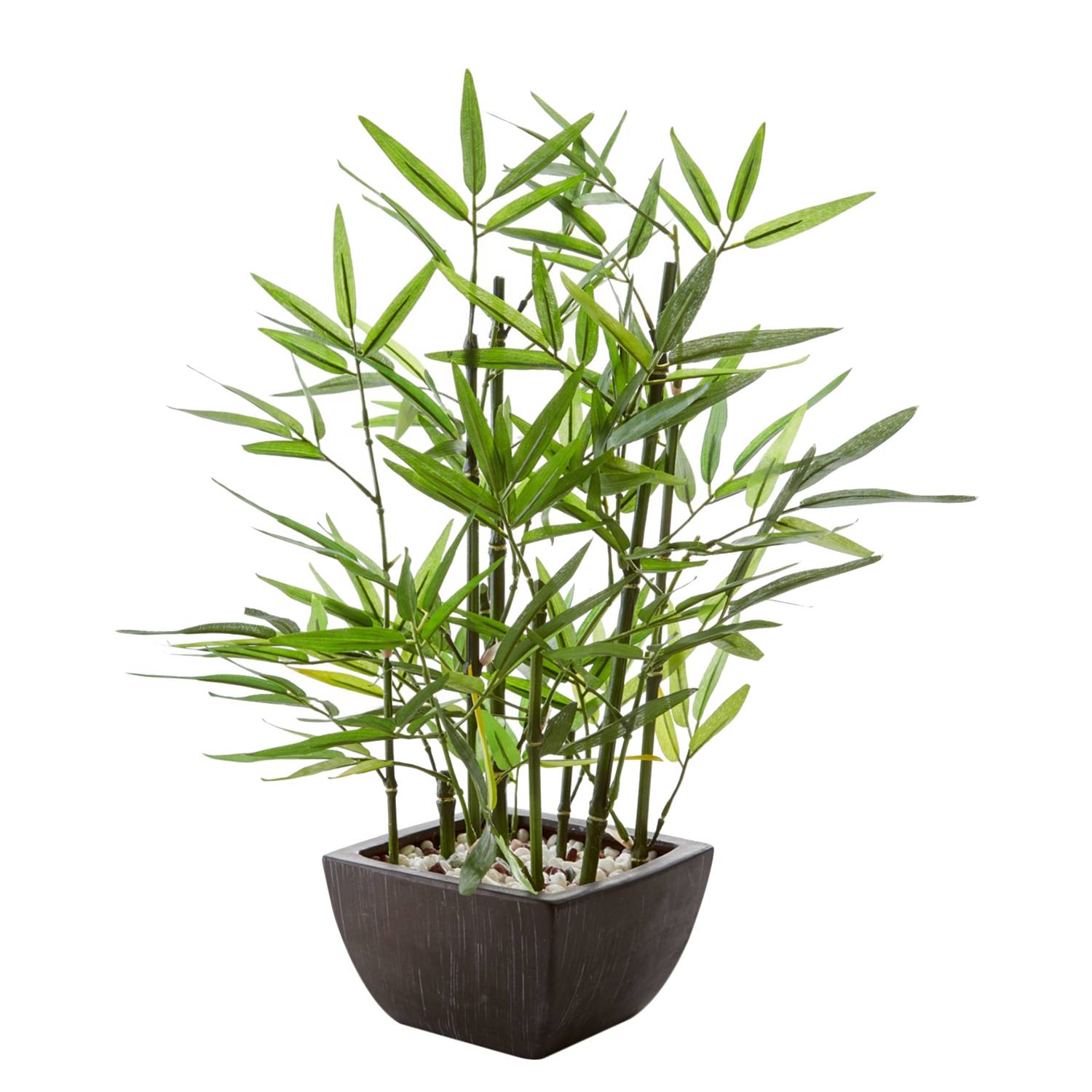 Kunstpflanze Bambus - Kunststoff / Terrakotta - GrÃ¼n, Pure Day