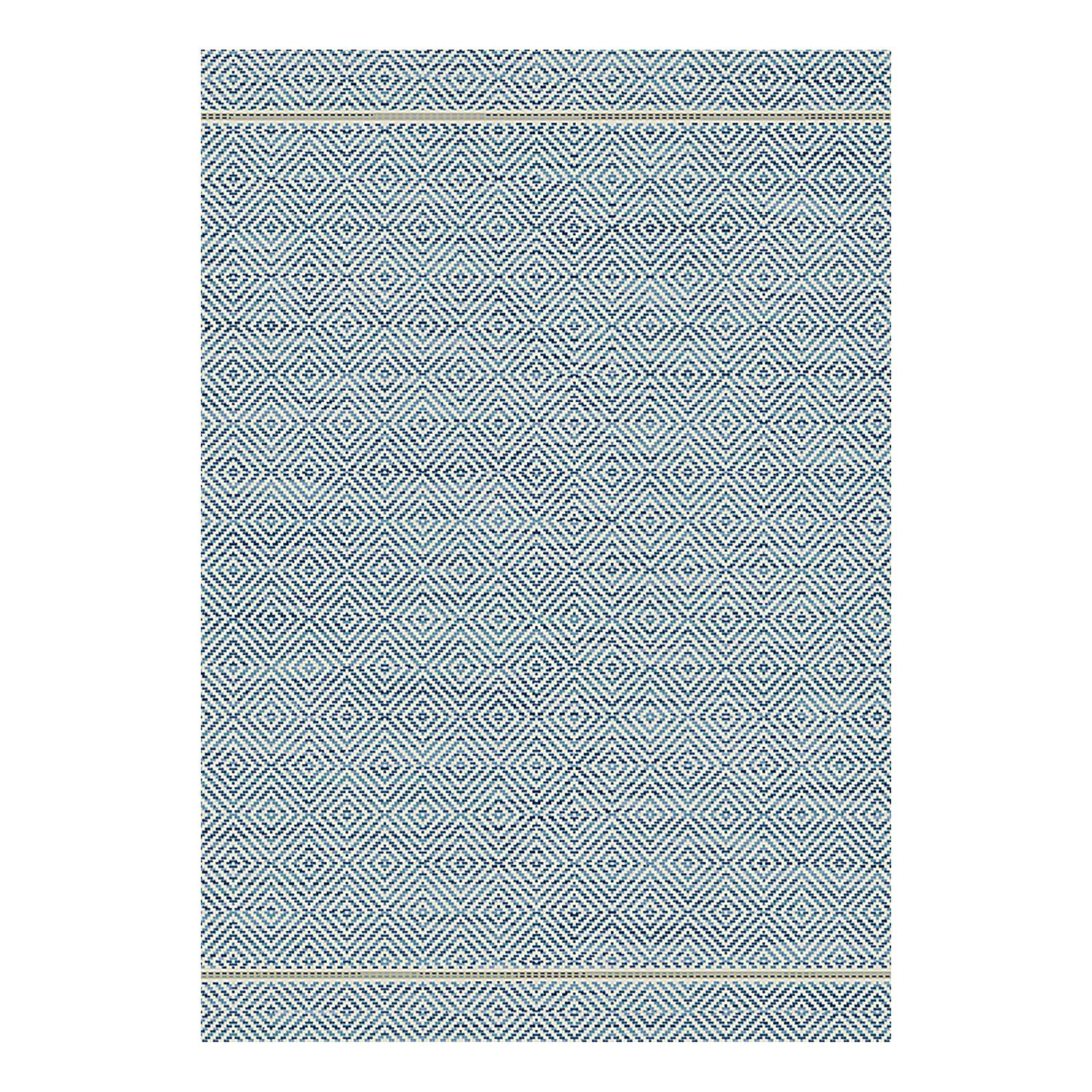 Kurzflorteppich Augsburg - Kunstfaser - Blaugrau - 160 x 230 cm, mooved