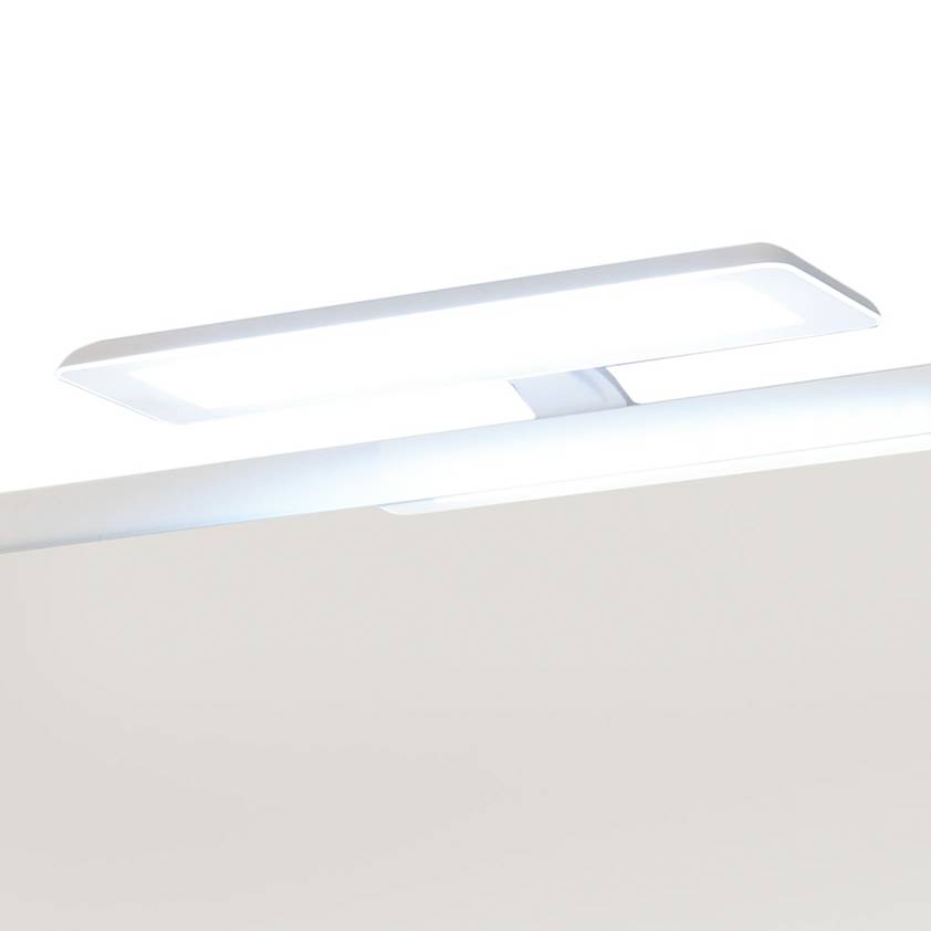 EEK A+, LED-Aufsatzleuchte Noventa - WeiÃŸ, Pelipal
