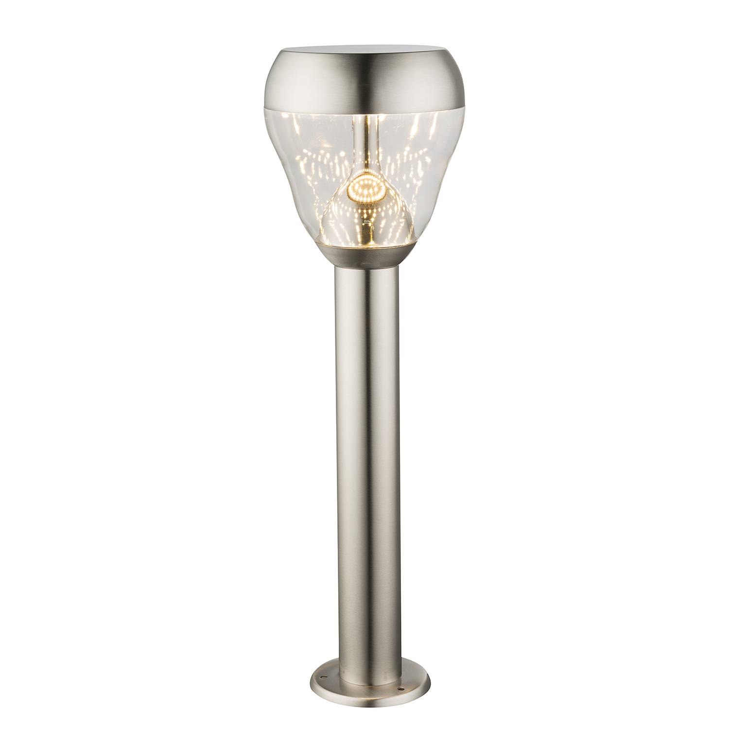 EEK A+, LED-AuÃŸenleuchte Monti III - Glas / Edelstahl - 1-flammig, Globo Lighting