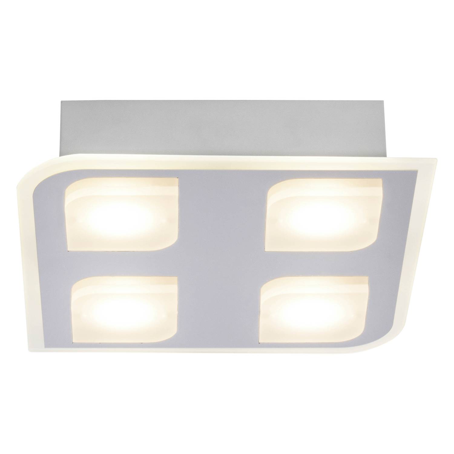 EEK A+, LED-Deckenleuchte Formular - Kunststoff / Eisen - 2-flammig - 4, Brilliant