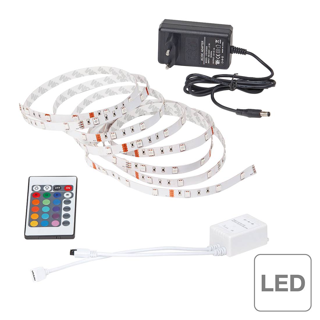 EEK A+, LED-Streifen Light Strip LED - 3-flammig, Brilliant