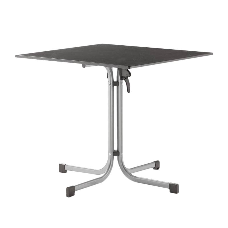 Bistrotisch Luling (Klappbar) - Anthrazit - 80 x 72 x 80 cm, Sieger