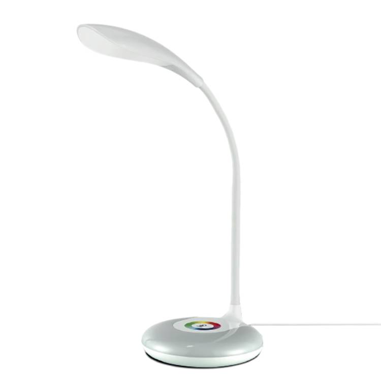 EEK A+, LED-Schreibtischleuchte Colori Curve - Kunststoff - 1-flammig - WeiÃŸ, Nino Leuchten
