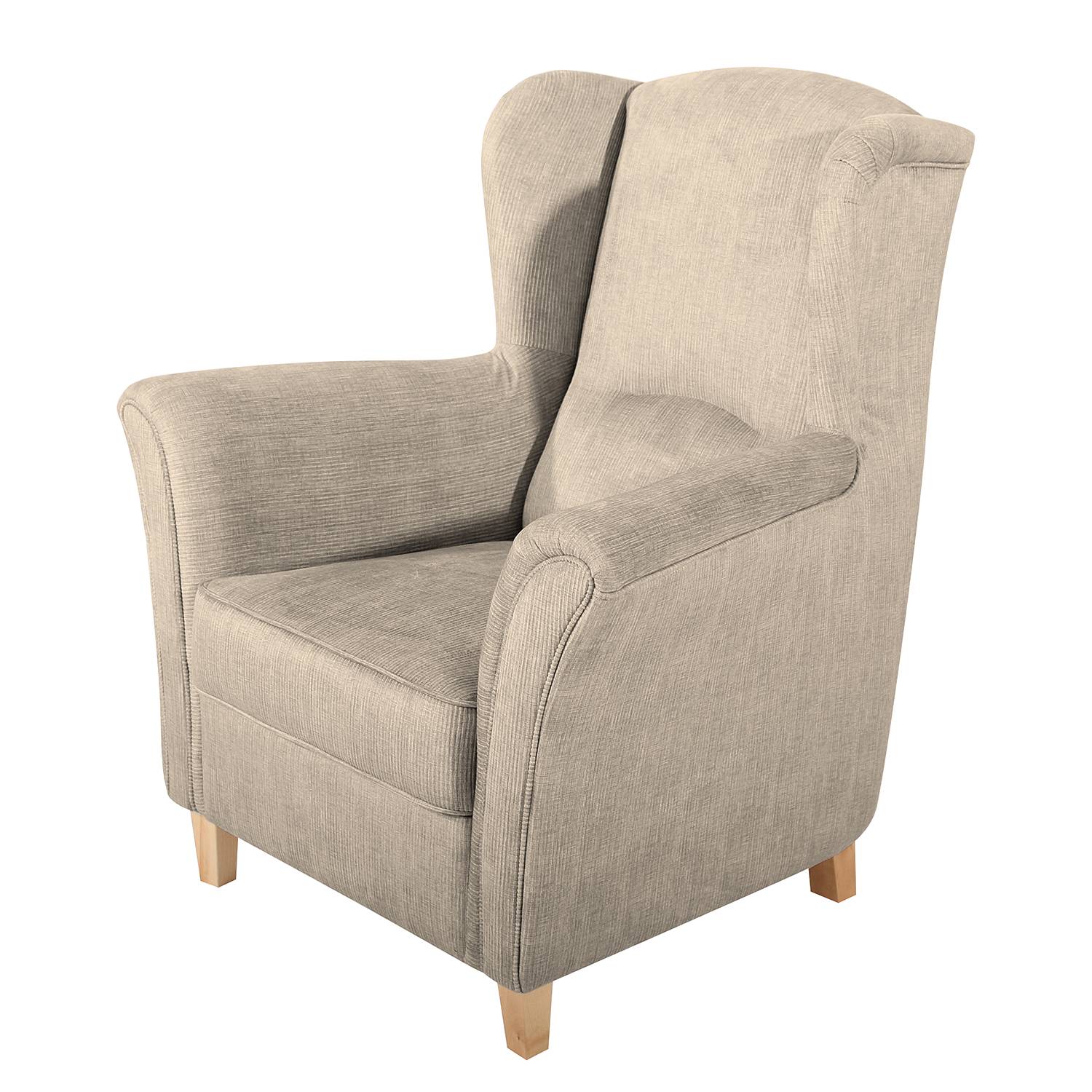 Ohrensessel Mezos - Cord - Beige, Max Winzer günstig