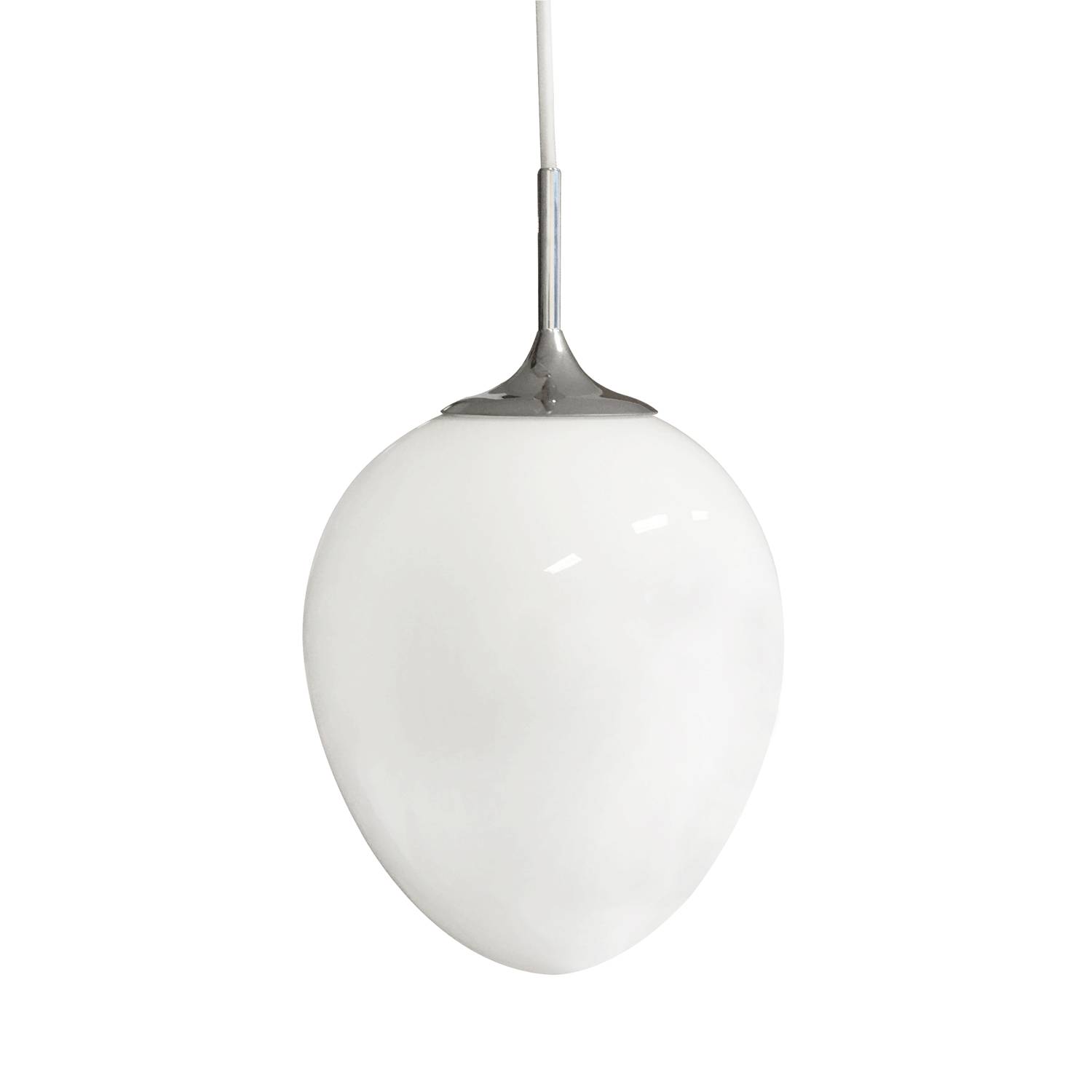 EEK A++, Pendelleuchte Egg - Opalglas / Metall - 1-flammig, Nordlux