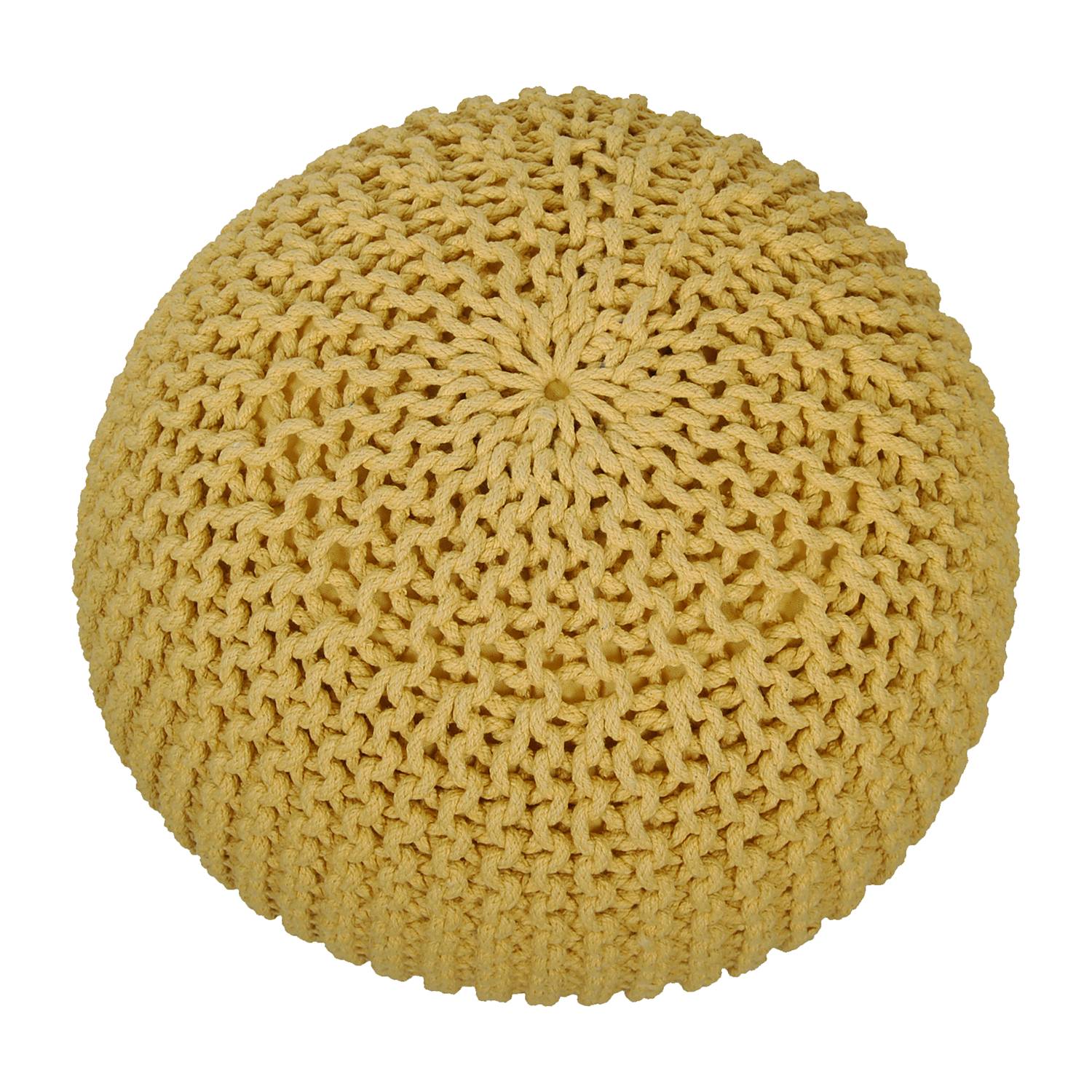 Pouf BOBBLE III von MORTEENS in senfgelb