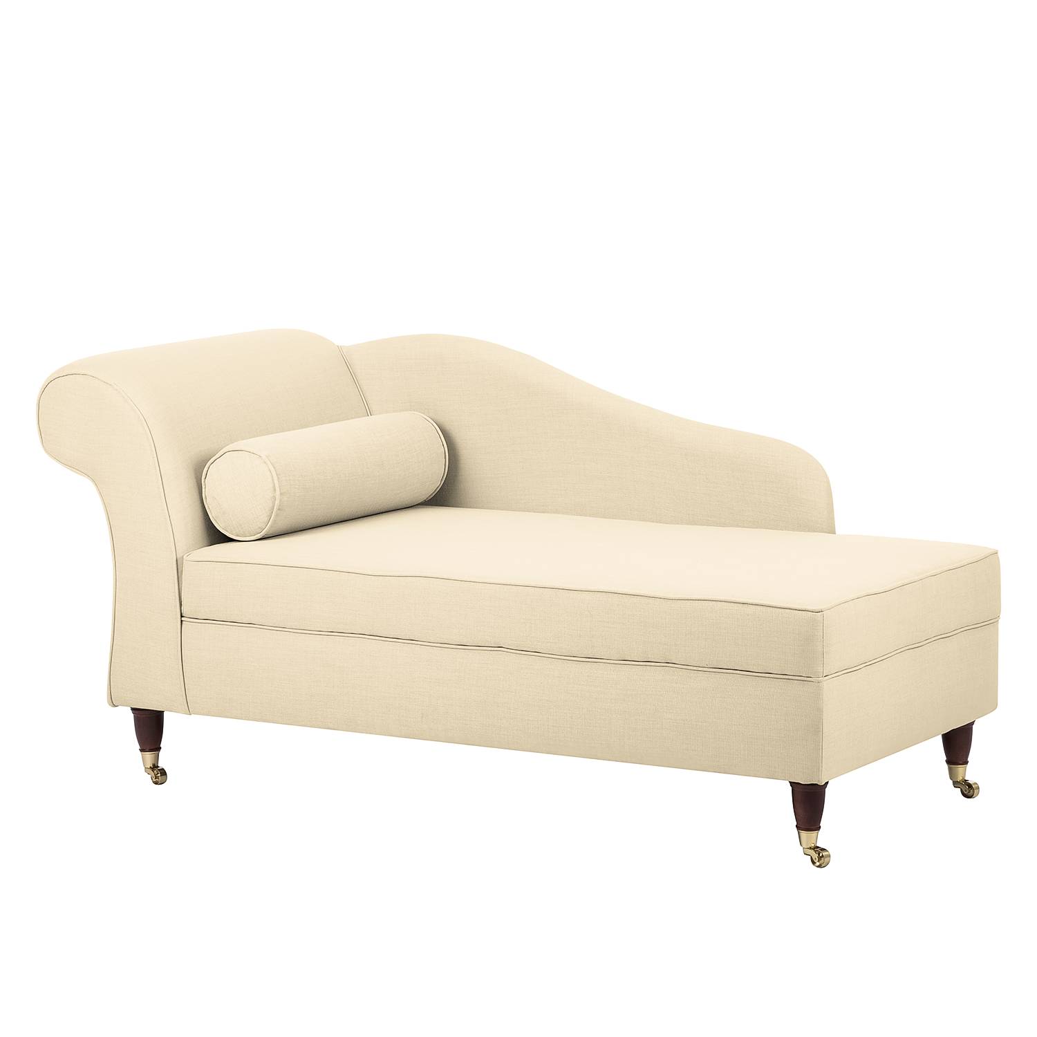 Recamiere Colmar - Webstoff - Armlehne davorstehend links - Beige ... Recamiere Colmar - Webstoff - Armlehne davorstehend links - Beige ...