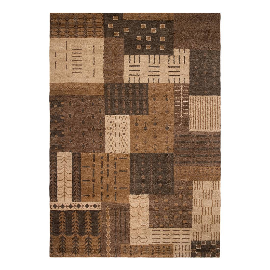 Teppich Cordoba - Wolle/ Mauve - 90 cm x 160 cm, Luxor living