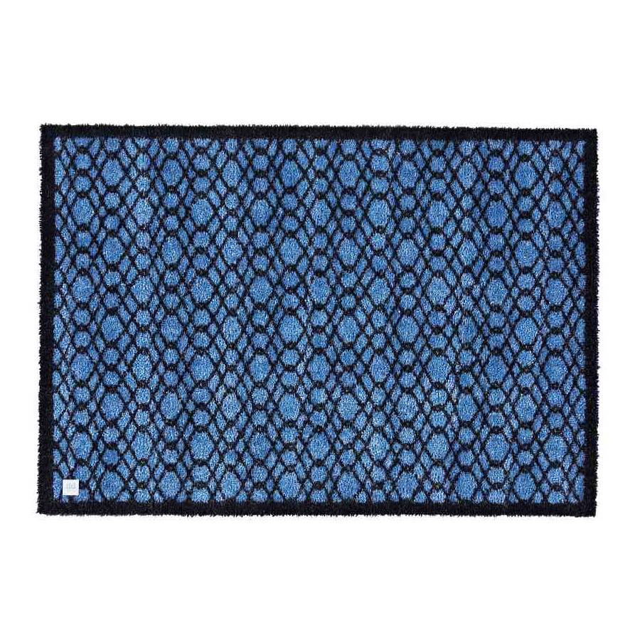 Sauberlaufmatte String - Farbe Blau - 67x170cm, barbara becker home passion