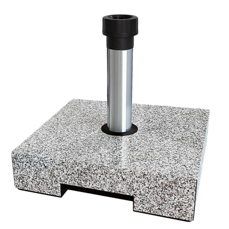 SchirmstÃ¤nder Parrin II - Kunststoff / Aluminium - Granit Hell, Helcosol