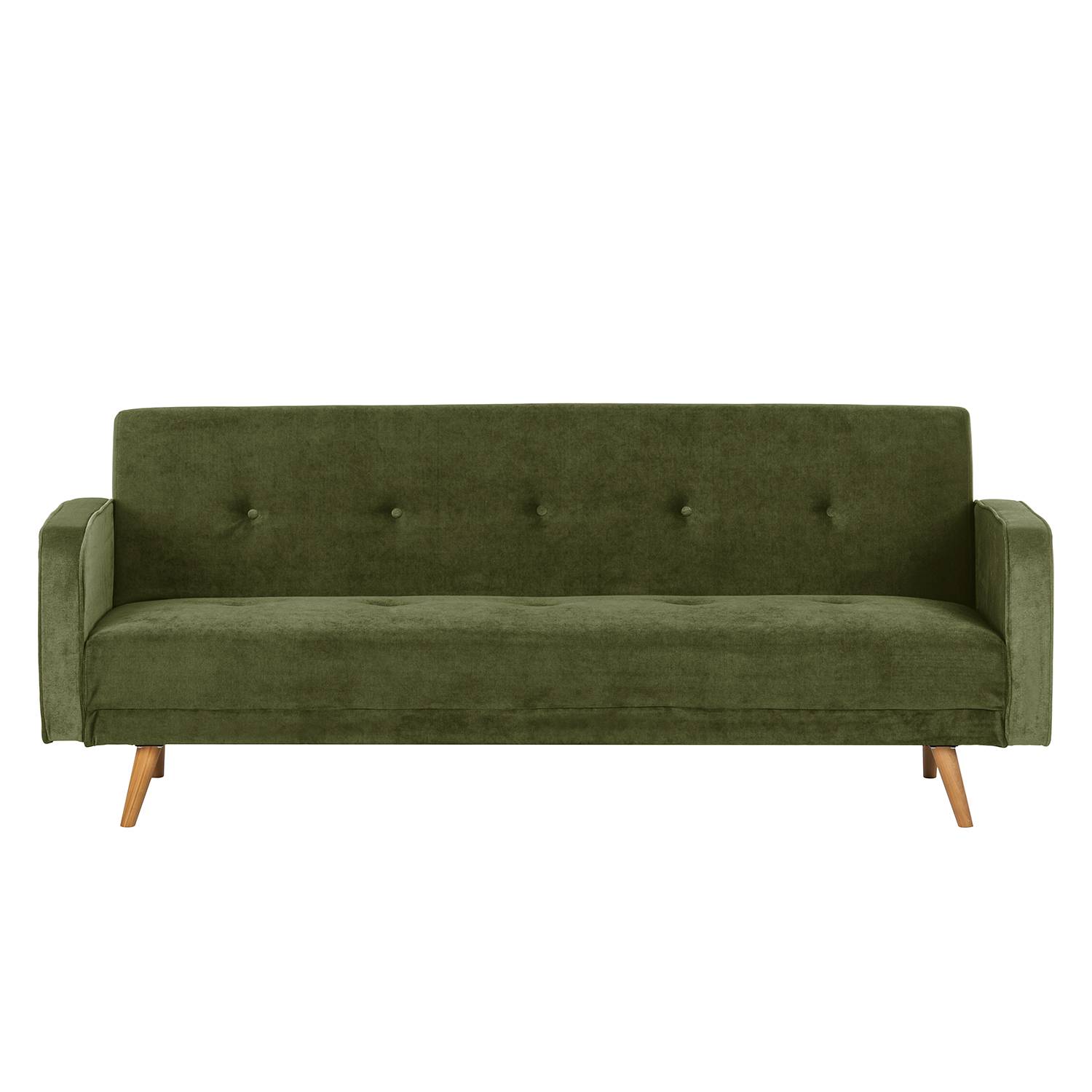 schlafsofa daru samtvelour gruen 2951393