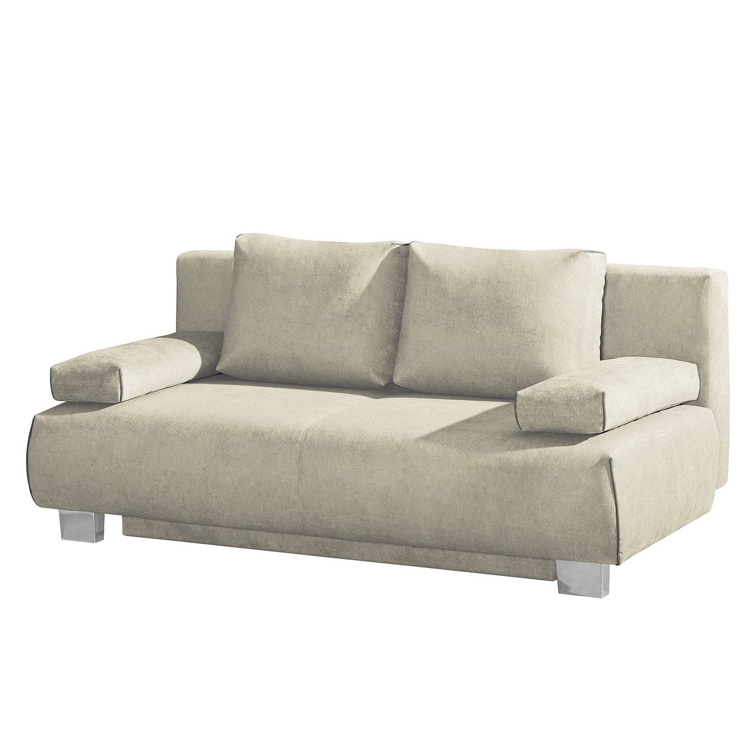 Shopthewall Schlafsofa Sinderby Microfaser Vintage Sand 228 Cm