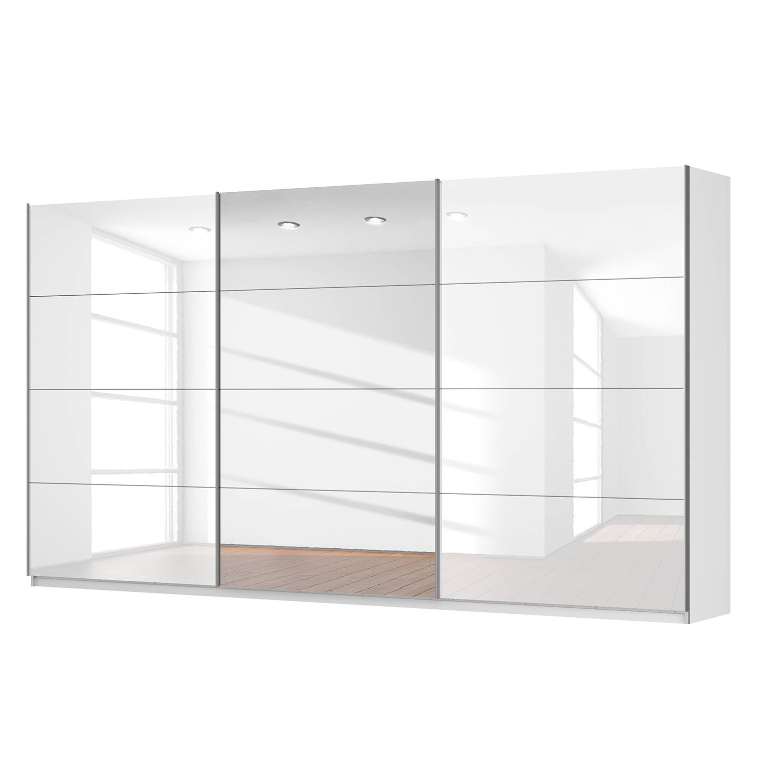 Armoire à portes coulissantes SKØP - 405 cm (3 portes) - 222 cm - Classic, SKØP