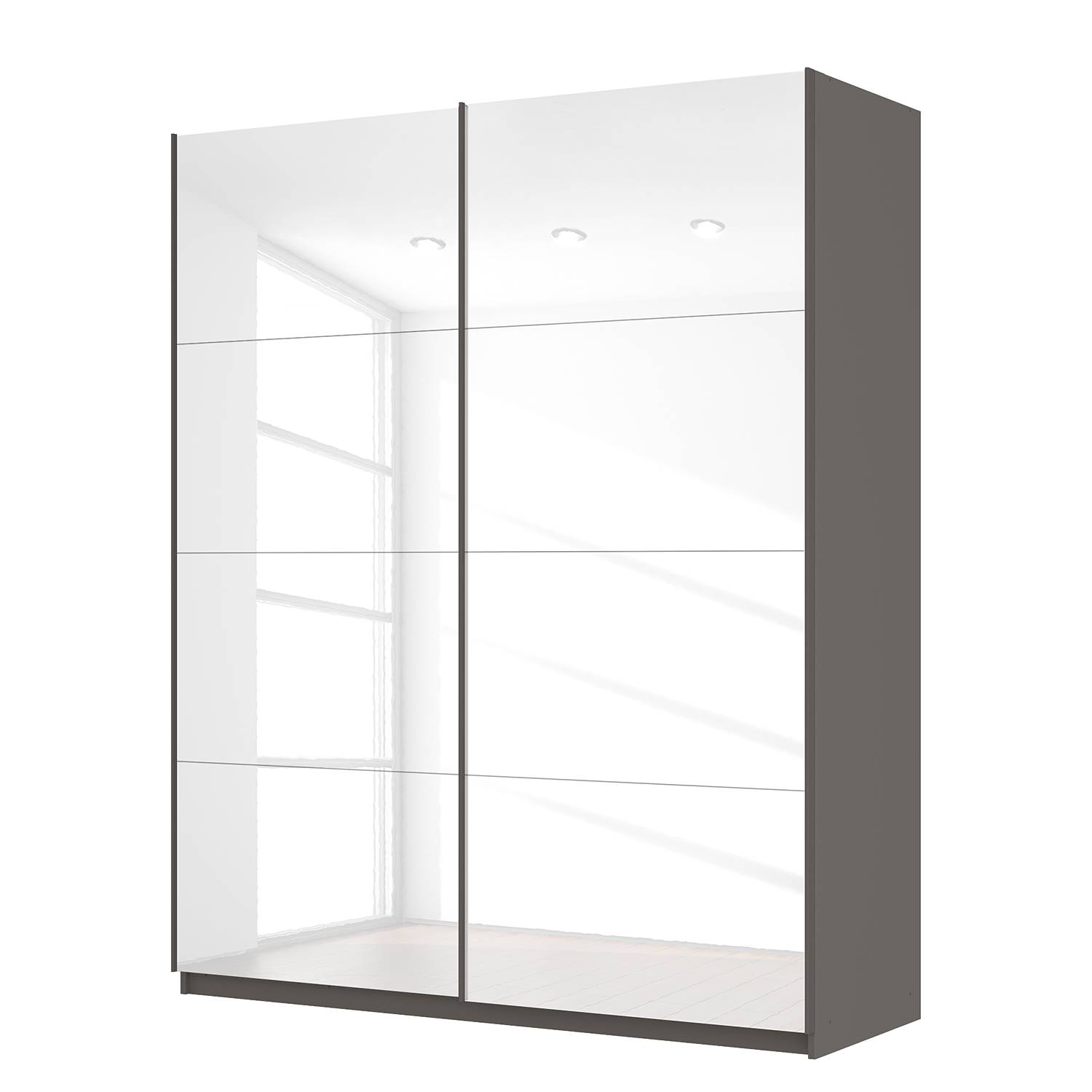Armoire à portes coulissantes SKØP - 181 cm (2 portes) - 222 cm - Premium, SKØP